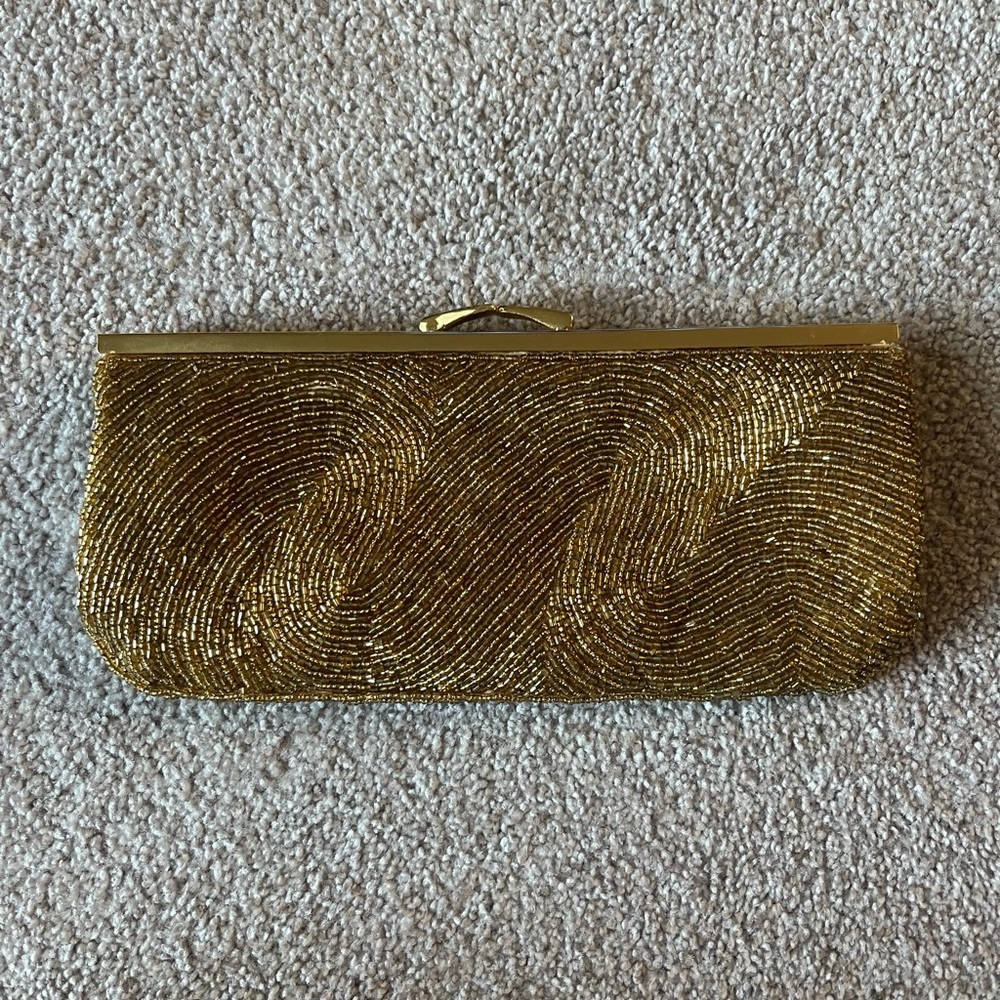Gold Clutch Purse